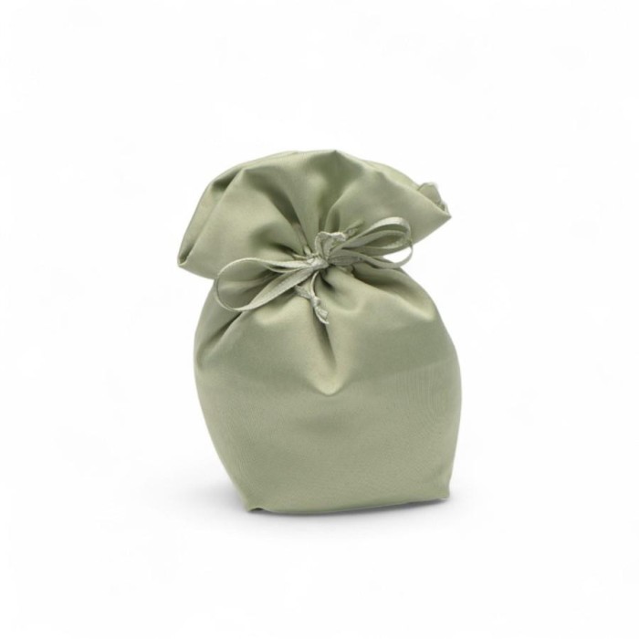 SACCHETTO RASO BON BON 12XH13 VERDE SALVIA